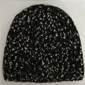 & Other Stories Black/ White tweed Beanie